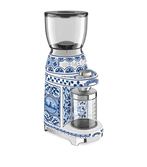 smeg dolce gabbana coffee grinder|Coffee Grinder Blu Mediterraneo Smeg.